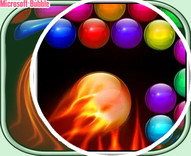 Microsoft bubble game