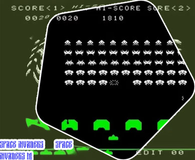 Space invaders game play